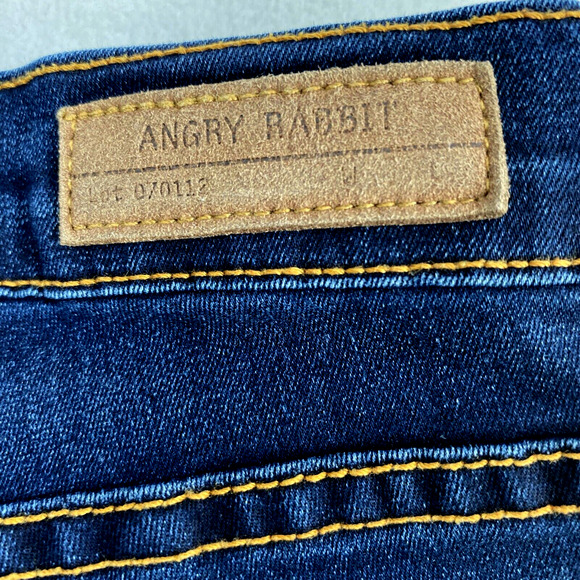 Angry Rabbit Womens Jeans Size 30 Dark‎ Wash Denim Skinny Stretch Pockets - Picture 11 of 12